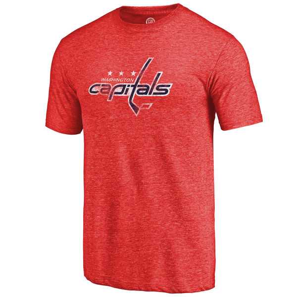 Men's Washington Capitals Fanatics Branded Distressed Team Primary Logo Tri Blend T-Shirt Red FengYun,We sell and wholesale Men's Washington Capitals Fanatics Branded Distressed Team Primary Logo Tri Blend T-Shirt Red FengYun on line form chian!